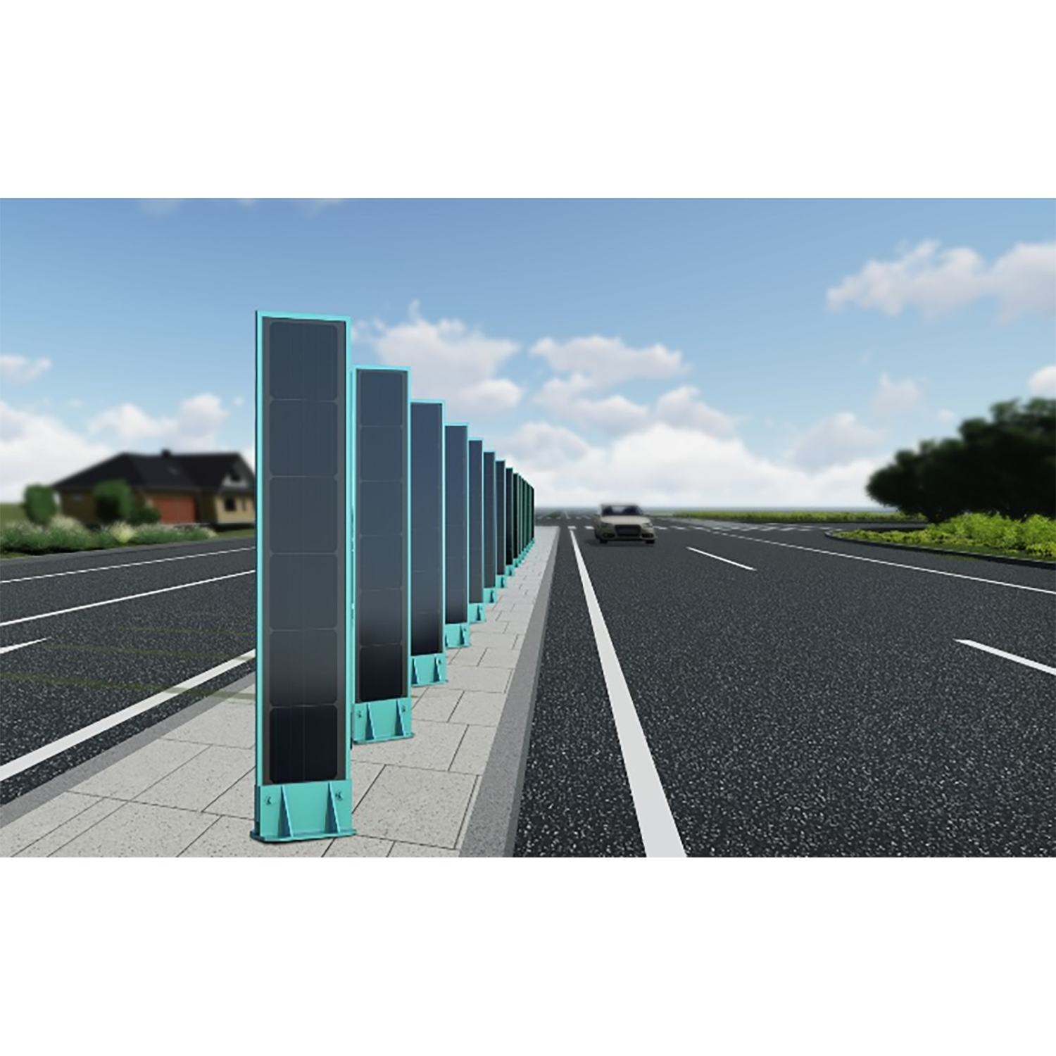 发电防眩板 PV Anti-glare Board