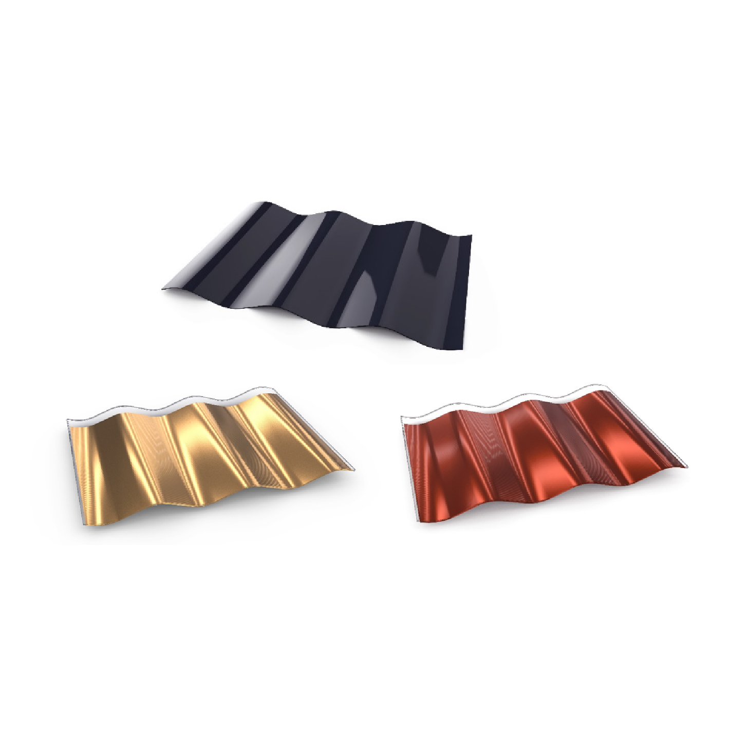 曲面发电瓦 Curved Solar Tile